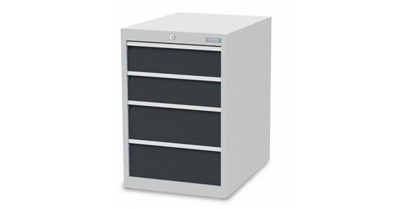 Szafka z szufladami S555xG736xW819 mm 4 szufl. RAL7035/7016