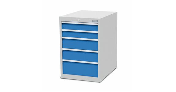 Szafka z szufladami S555xG736xW819 mm 5 szufl. RAL7035/5012