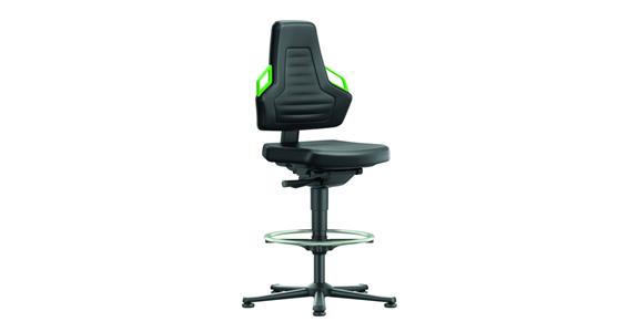Obr. krz. rob. Nexxit 3 wys. siedz. 570-820 mm z płozą, syn. sk., ziel. uchwyt