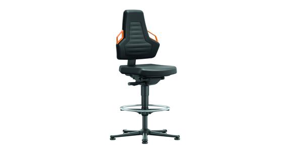 Obr. krz. rob. Nexxit 3 wys. siedz. 570-820 mm z płozą, pianka PU, pom. uchwyt