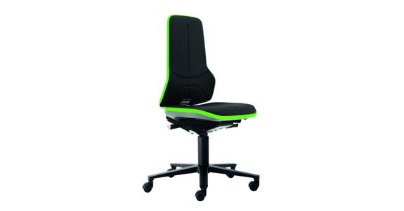 Obr. krz. rob. Neon 2 wys. siedz. 450-620 mm Supertec z odl., ziel. pasek elast.