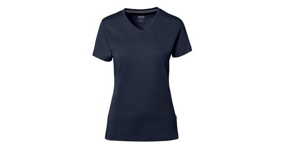 Koszulka damska V-shirt Cotton Tec ciemnogranatowa rozmiar 3XL