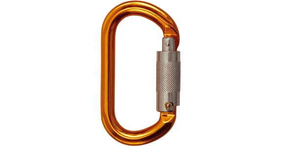 Karabińczyk Ovaloy TRI rozwarcie 19 mm 22 kN