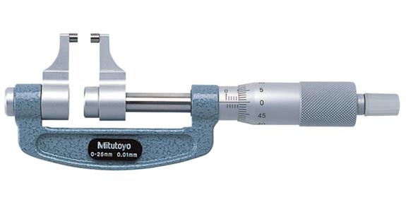 MIKROMETR Z RAMIONAMI POMIAROWYMI MR 25-50 MM ODCZYT 0,01