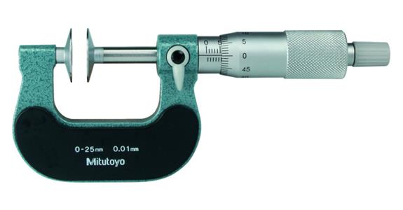 MIKROMETR Z TARCZOWYMI POWIERZCHNIAMI POMIAROWYMI MR 125-150 MM ODCZYT
