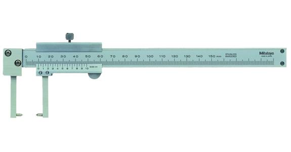 Suwmiarki noniuszowe z kątowymi końcówkami pomiarowymi 0-150 mm