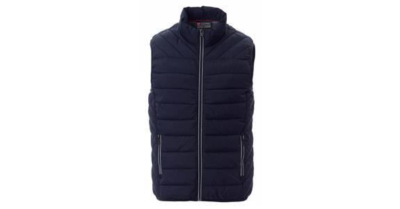 Time quilted vest navy size L