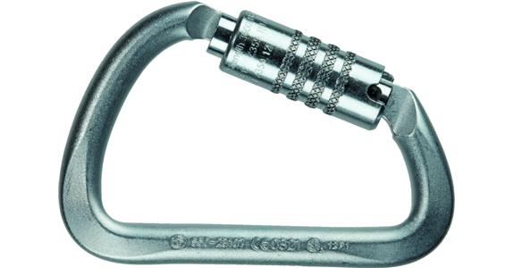 Steel carabiner IKV 18 Tri-Lock