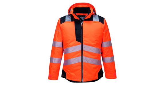Hi-vis raincoat PW3 orange/black class 3 size 3XL
