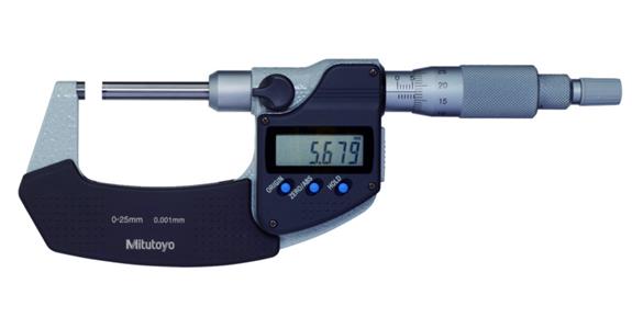 Mitutoyo digital micrometer 50-75 mm with non-rotating spindle