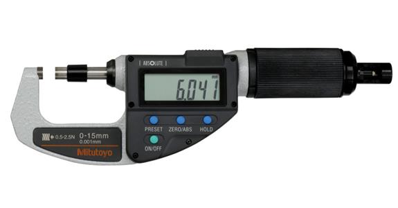 Mitutoyo Quickmike micrometer with adjustable measuring force 15-30 mm