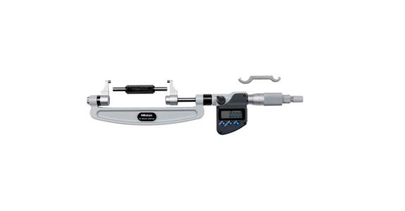 digital micrometer with measuring jaws 75-100 mm with data output