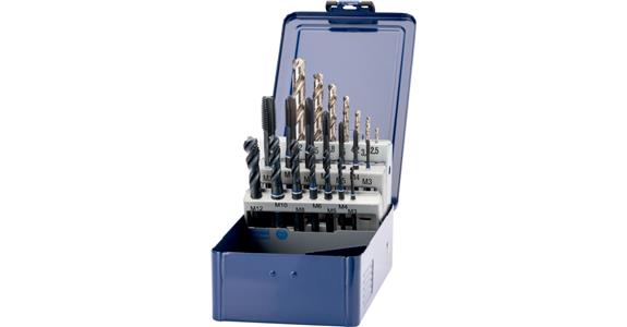 ATORN zestaw gwintowników M3-M12 + wierteł do otworów pod gwint M3-M12 TH/BH 2,5xD 40° PH