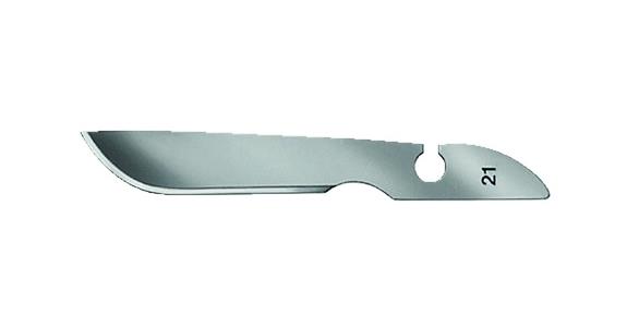 Scalpel blade no. 21 pack=12 pcs