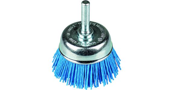 Wire cup brush dia. 50 mm, shank 6 mm, grain 180, blue universal