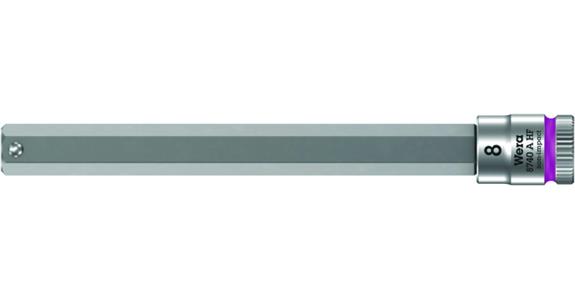 Hexagon screwdriver bit 1/4 inch with holding function AF 8.0 mm