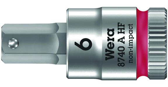Końcówka wkrętaka WERA, 6 mm, trzpień 1/4