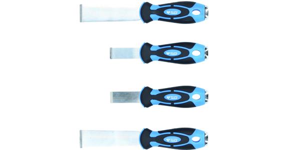 Universal scraper set, 4 pieces, stainless steel blade
