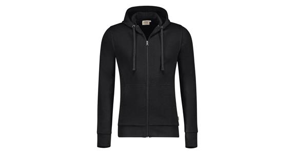 Hooded sweat jacket Premium black size 3XL
