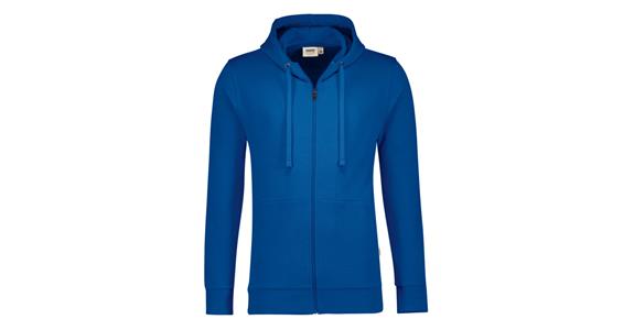 Hooded sweat jacket Premium royal blue size 3XL