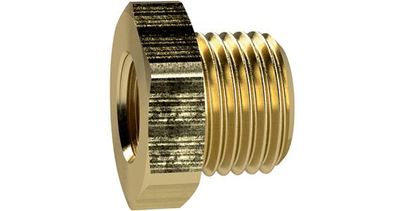 Reducing nipple short MS251K1214 brass CW614N AF 24 mm