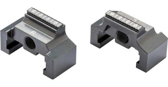 ATORN wąska szczęka mocująca do imadła samocentr. RS-Z 75 ze stopniem mocującym chw. 44 mm