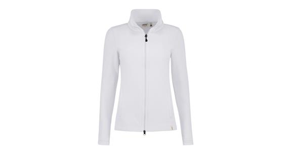 Women's fleece jacket Eco white size 4XL