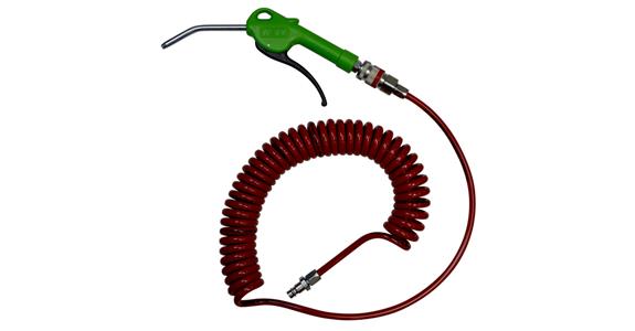 HHW pneumatic set blow gun + 4.0 m spiral hose