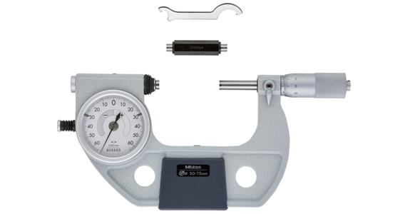 IP54 precision pointer micrometer 50-75 mm