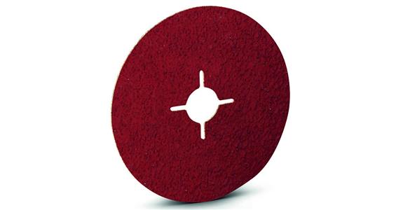 Fibre disc synthetic corundum grain 40 dia. 180 mm cross hole 22 mm