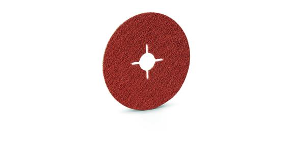 Fibre disc, ceramic abrasive grain, grit 80, dia. 115 mm
