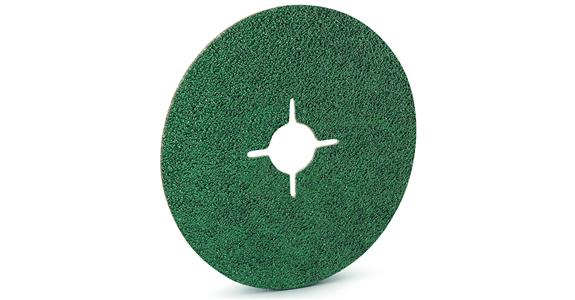 High-performance fibre disc (combi grain) alumina-zirconia grain 40 dia. 180 mm