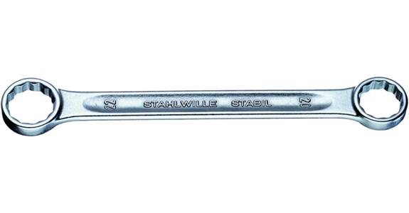 Straight box wrench DIN 837, ISO 10103 chrome-alloy steel AF 10x11 mm
