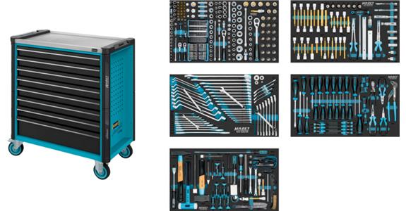 Filled workshop trolley 179NXL-8/440