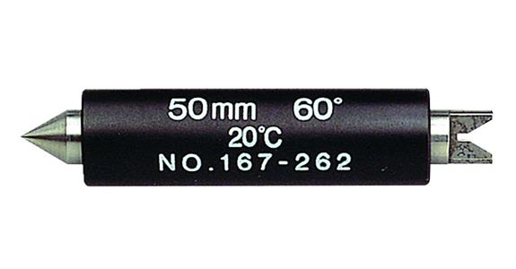 Thread setting gauge, metric, 60°, 275 mm
