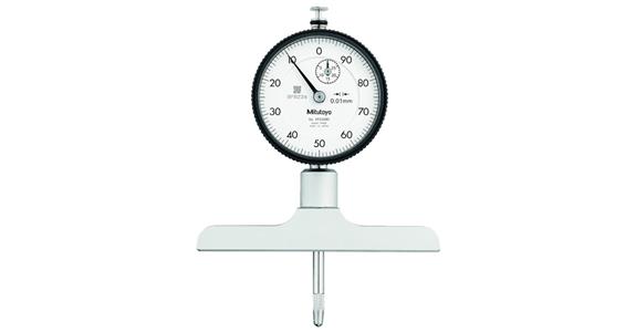 Depth meas. bridge with dial gauge 0-210 mm, resolution 0.01 mm, 63.5 x 16 mm