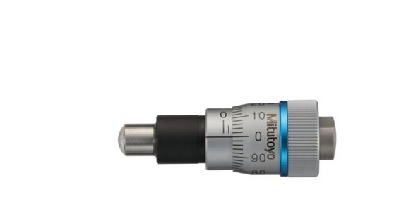 Einbaumessschraube 0-6,5mm mit 0.1mm/U Spindelvorschub sphärisch 