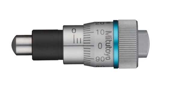 Einbaumessschraube 0-6,5mm mit 0.1mm/U Spindelvorschub sphärisch SR4 Klemmmutter