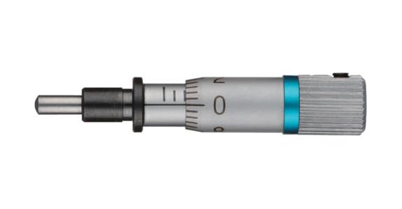 Einbaumessschraube 0-5mm mit 0.1mm/U Spindelvorschub sphärisch ohne Klemmmutter