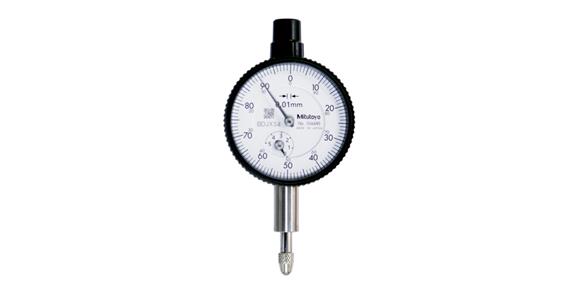 Messuhr metrisch 5 mm, 0,01mm, mit flacher Rückwand edelsteingelagert