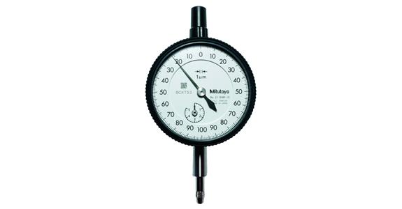 Messuhr metrisch 5 mm, 0,001mm, mit flacher Rückwand edelsteingelagert 2119AB-10