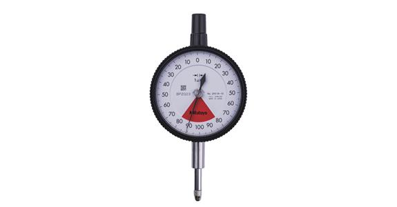 Dial gauge metric 0.16 mm, 0.001 mm, with flat end cover