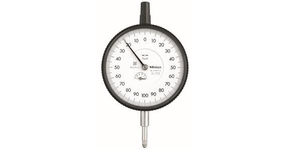 Messuhr metrisch 1 mm, 0,001mm, mit flacher Rückwand, edelsteingelagert, Stoßs.