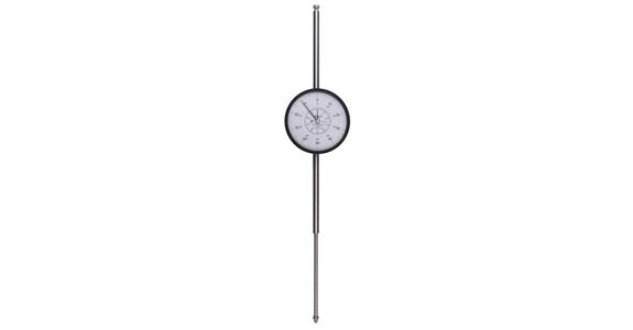 Messuhr metrisch 100 mm, 0,01mm, mit flacher Rückwand, edelsteingelagert, Stoßs.