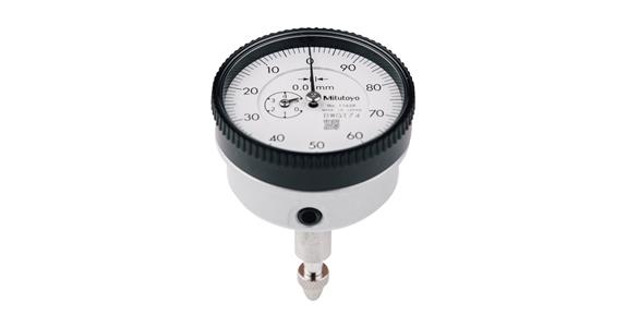 Messuhr metrisch 5 mm, 0,01mm, rückwertiger Taster, fortlaufende Skala