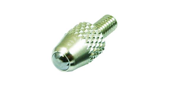 Kugelmesseinsatz für Messuhren, M2,5x0,45, Ø3x30 mm, Hartmetall