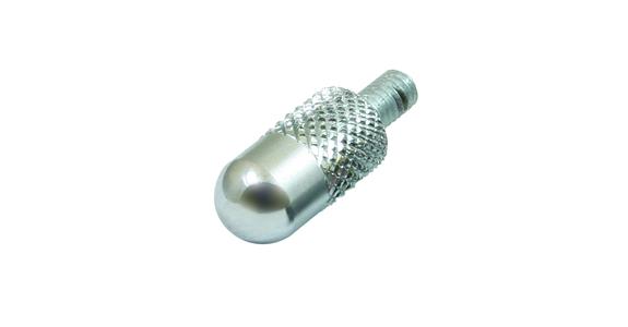 Messeinsatz rund für Messuhren, M2,5x0,45, Ø5x10 mm, Stahl