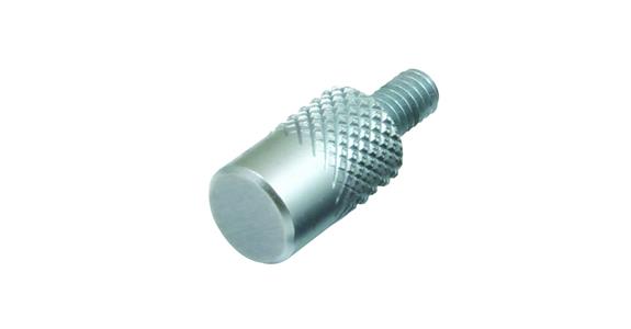 Gauge slide flat for dial gauges, M2.5x0.45, dia. 5x8 mm, steel