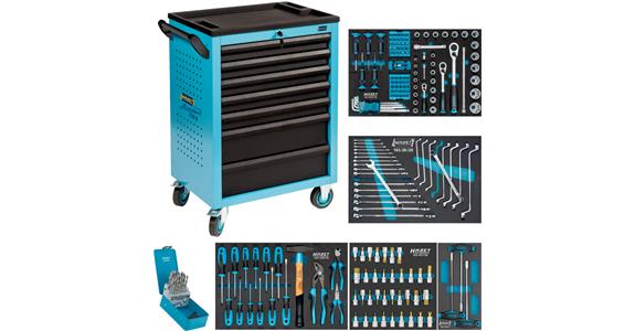 Werkstattwagen Assistent 178N-7/204 LxHxB 780x1035x498 mm bestückt