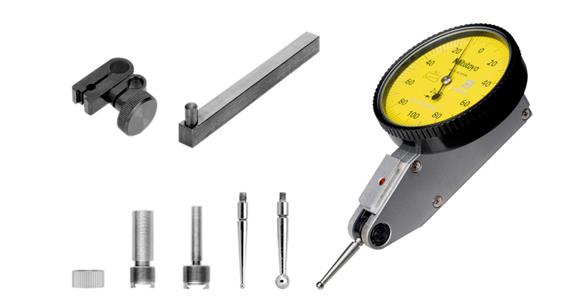Fühlhebelmessgerät Messbereich 0,2 mm Tasterlänge 18,7 mm Komplettsatz